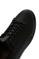 Men's Black Nubuck Leather Sneaker | Derimod Men's Black Nubuck Leather Sneaker | Derimod