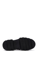 Kadın Gümüş Deri Tokalı Casual Loafer | Derimod Kadın Gümüş Deri Tokalı Casual Loafer | Derimod