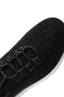 Women's Black Stone Sneaker | Derimod Women's Black Stone Sneaker | Derimod
