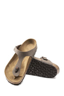 Birkenstock Kadın Kahverengi Bırko-Flor Nubuk Parmak Arası Terlik | Derimod Birkenstock Kadın Kahverengi Bırko-Flor Nubuk Parmak Arası Terlik | Derimod