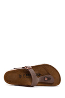 Birkenstock Kadın Kahverengi Bırko-Flor Nubuk Parmak Arası Terlik | Derimod Birkenstock Kadın Kahverengi Bırko-Flor Nubuk Parmak Arası Terlik | Derimod
