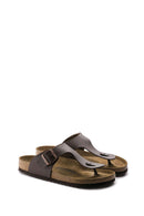 Birkenstock Erkek Kahverengi Bırko-Flor Terlik | Derimod Birkenstock Erkek Kahverengi Bırko-Flor Terlik | Derimod