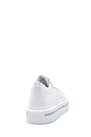 Women's White Leather Sneaker | Derimod Women's White Leather Sneaker | Derimod