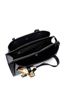Woman Black Printed Shoulder Bag | Derimod Woman Black Printed Shoulder Bag | Derimod