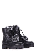 Feather Women's Leather Boots | Derimod Feather Women's Leather Boots | Derimod