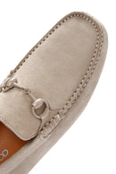 Erkek Bej Süet Deri Loafer | Derimod Erkek Bej Süet Deri Loafer | Derimod