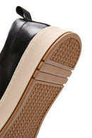Men's Black Lace-up Leather Sneaker | Derimod Men's Black Lace-up Leather Sneaker | Derimod