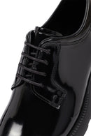Men's Black Lace-Up Thick-Soled Leather Casual Shoe | Derimod Men's Black Lace-Up Thick-Soled Leather Casual Shoe | Derimod