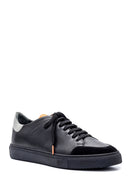Erkek Deri Süet Detaylı Sneaker | Derimod Erkek Deri Süet Detaylı Sneaker | Derimod