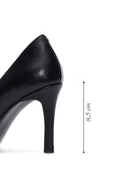 Kadın Siyah İnce Topuklu Deri Stiletto | Derimod Kadın Siyah İnce Topuklu Deri Stiletto | Derimod