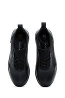 Women's Black Leather Sneaker | Derimod Women's Black Leather Sneaker | Derimod