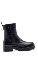 Women's Leather Casual Zipper Boots | Derimod Women's Leather Casual Zipper Boots | Derimod