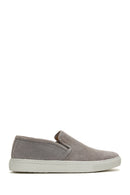 Erkek Gri Süet Deri Spor Loafer | Derimod Erkek Gri Süet Deri Spor Loafer | Derimod