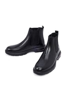 Male Black Leather Chelsea Boots | Derimod Male Black Leather Chelsea Boots | Derimod