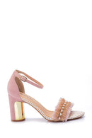 Women's Suede Metal Heel Detailed Shoes | Derimod Women's Suede Metal Heel Detailed Shoes | Derimod