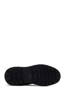Men's Black Casual Chelsea Suede Leather Boots | Derimod Men's Black Casual Chelsea Suede Leather Boots | Derimod