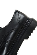 Erkek Siyah Bağcıklı Kalın Tabanlı Deri Casual Ayakkabı | Derimod Erkek Siyah Bağcıklı Kalın Tabanlı Deri Casual Ayakkabı | Derimod