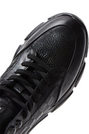 Erkek Siyah Deri Bilekli Sneaker Bot | Derimod Erkek Siyah Deri Bilekli Sneaker Bot | Derimod