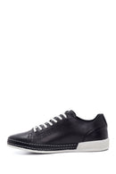 Erkek Siyah Deri Sneaker | Derimod Erkek Siyah Deri Sneaker | Derimod