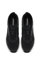 Erkek Siyah Bağcıklı Kalın Tabanlı Sneaker | Derimod Erkek Siyah Bağcıklı Kalın Tabanlı Sneaker | Derimod