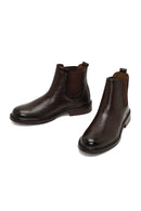 Men's Brown Leather Chelsea Boot | Derimod Men's Brown Leather Chelsea Boot | Derimod