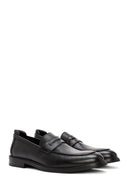 Erkek Siyah Deri Klasik Loafer | Derimod Erkek Siyah Deri Klasik Loafer | Derimod