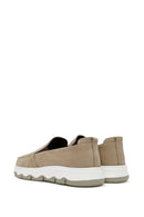 Erkek Vizon Nubuk Deri Comfort Loafer | Derimod Erkek Vizon Nubuk Deri Comfort Loafer | Derimod