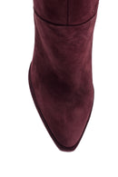 Women's Heeled Suede Leather Boots | Derimod Women's Heeled Suede Leather Boots | Derimod