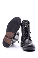 Women's Lace-up Leather Boots | Derimod Women's Lace-up Leather Boots | Derimod