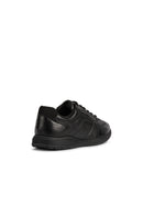 Geox Men's Black Spherica Ec2 Lace-Up Leather Casual Sneaker | Derimod Geox Men's Black Spherica Ec2 Lace-Up Leather Casual Sneaker | Derimod