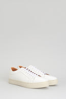 Beyaz Erkek Deri Sneaker | Derimod Beyaz Erkek Deri Sneaker | Derimod