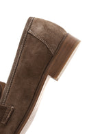Kadın Taba Toka Detaylı Süet Deri Loafer | Derimod Kadın Taba Toka Detaylı Süet Deri Loafer | Derimod