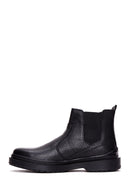 Men's Black Leather Casual Chelsea Boots | Derimod Men's Black Leather Casual Chelsea Boots | Derimod