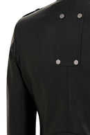 Roma Women's Black Biker Leather Jacket | Derimod Roma Women's Black Biker Leather Jacket | Derimod