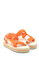 Women's Orange Flat Sandals | Derimod Women's Orange Flat Sandals | Derimod