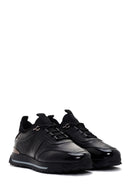 Erkek Siyah Deri Casual Sneaker | Derimod Erkek Siyah Deri Casual Sneaker | Derimod