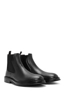 Men's Black Leather Casual Chelsea Boots | Derimod Men's Black Leather Casual Chelsea Boots | Derimod