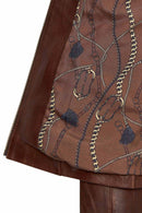 Lydia Women's Brown Short Leather Jacket | Derimod Lydia Women's Brown Short Leather Jacket | Derimod