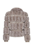 Melrose Kadın Vizon Teddy Deri Mont | Derimod Melrose Kadın Vizon Teddy Deri Mont | Derimod