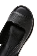 Kadın Siyah Deri Comfort Sandalet | Derimod Kadın Siyah Deri Comfort Sandalet | Derimod