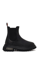Harley Davidson Woman Black Mourir Nubuck Leather Chelsea Boots | Derimod Harley Davidson Woman Black Mourir Nubuck Leather Chelsea Boots | Derimod