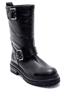 Women's Leather Buckle Detailed Boots | Derimod Women's Leather Buckle Detailed Boots | Derimod