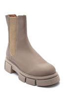 Women's Leather Thick Soled Chelsea Boots | Derimod Women's Leather Thick Soled Chelsea Boots | Derimod