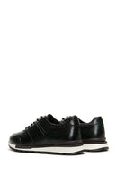 Men's Green Leather Printed Sneaker | Derimod Men's Green Leather Printed Sneaker | Derimod