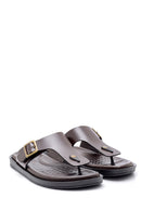 Men's Leather Slippers | Derimod Men's Leather Slippers | Derimod