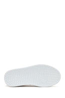 Women's White Thick Sole Lace Up Leather Sneaker | Derimod Women's White Thick Sole Lace Up Leather Sneaker | Derimod