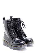 Women's Transparent Sole Patent Leather Boots | Derimod Women's Transparent Sole Patent Leather Boots | Derimod