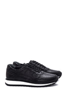 Men's Leather Patterned Sneaker | Derimod Men's Leather Patterned Sneaker | Derimod