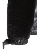 Alabama Kadın Siyah Kapüşonlu Teddy Mont | Derimod Alabama Kadın Siyah Kapüşonlu Teddy Mont | Derimod