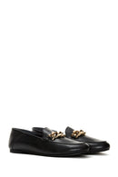 Kadın Deri Zincirli Loafer | Derimod Kadın Deri Zincirli Loafer | Derimod